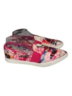Ted Baker London "Thfia" floral pointed-toe slip-on sneakers